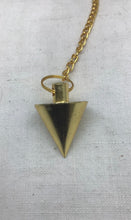 Lade das Bild in den Galerie-Viewer, Pendel aus Stein oder Messing