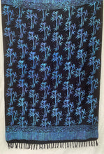 Lade das Bild in den Galerie-Viewer, Sarong Bambus grün/schwarz
