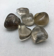 Lade das Bild in den Galerie-Viewer, Rauchquarz Trommelstein u. Scheibenstein