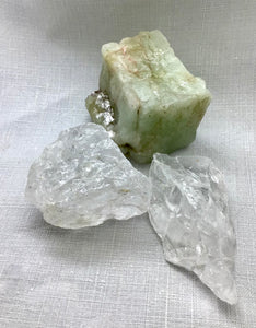 Aquamarin ,Bergkristall,Wassersteine
