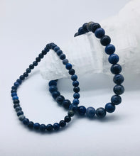 Lade das Bild in den Galerie-Viewer, Dumertorit Armband (Take-it-easy-Stein) - Steineladen Larimar