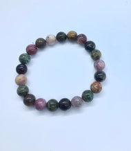 Lade das Bild in den Galerie-Viewer, Turmalin Armband Mix von Turmalin Varianten - Steineladen Larimar
