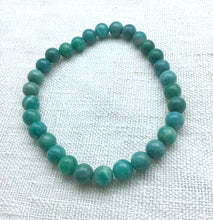Lade das Bild in den Galerie-Viewer, Amazonit-Armband,mit Stretch,