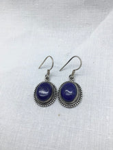 Lade das Bild in den Galerie-Viewer, Lapislazuli Ohrhänger 925 er Sterling Silber