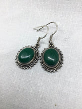Lade das Bild in den Galerie-Viewer, Verschiedene Malachit Ohrhänger,echt Sterling Silber