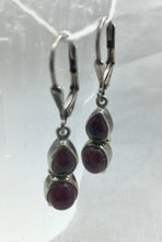 Lade das Bild in den Galerie-Viewer, rosa Turmalin Ohrhänger (Rubellit)925 er Silber
