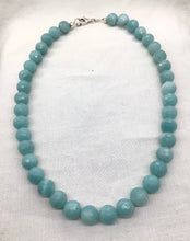 Lade das Bild in den Galerie-Viewer, Amazonit Kette,faccettiert,