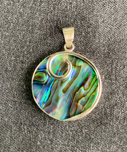 Abalone Anhänger mit 925 er Silberfassung