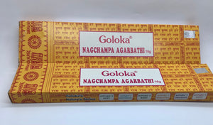 Gelb - Goloka NAGCHAMPA | Räucherstäbchen - Incense - Steineladen Larimar