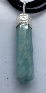 Amazonit Kristallspitze mit Fassung - Steineladen Larimar