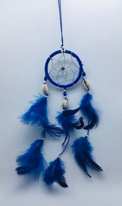 Traumfänger,Dreamcarcher (blau) - Steineladen Larimar