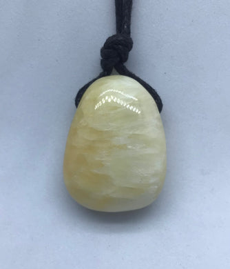 Orangen-Calcit Trommelstein - Steineladen Larimar